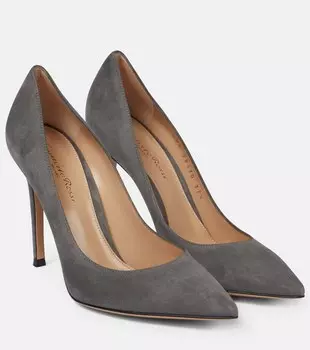 Замшевые туфли Gianvito 105 Gianvito Rossi, серый