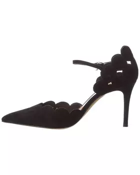 Замшевые туфли Gianvito Rossi Ariana D'Orsay 85, черный