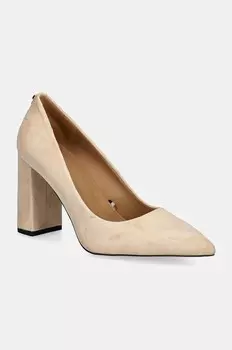 Замшевые туфли Janet Boss, бежевый