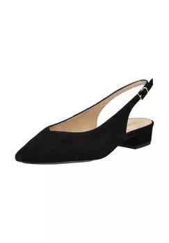 Замшевые туфли-лодочки Peter Kaiser, черный