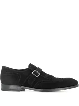 Замшевые туфли-монки Henderson Baracco, черный