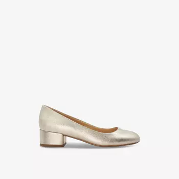 Замшевые туфли на каблуке bracket comfort на блочном каблуке Dune, желтый