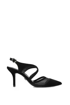 Замшевые туфли на каблуке Symmetry X Strap 90 Carvela, черный