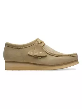 Замшевые туфли на шнуровке Clarks Originals Wallabee Clarks