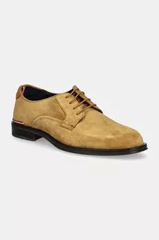 Замшевые туфли Tommy Hilfiger CORE RWB HILFIGER SUEDE SHOE, коричневый