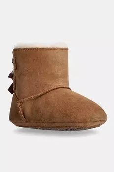 Замшевые угги для новорожденных BABY BAILEY BOW Ugg, коричневый