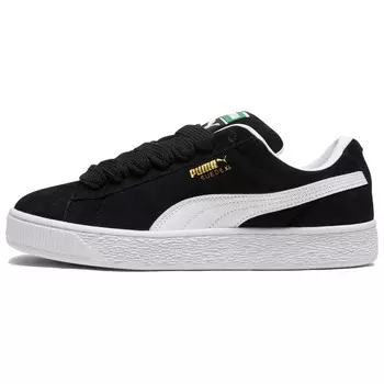 Замшевые XL Скейтборд Кроссовки Женские Низкие черный Puma