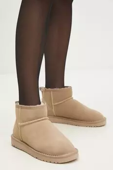 Замшевые зимние ботинки Answear Lab, бежевый