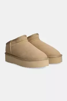 Замшевые зимние ботинки Answear Lab, бежевый