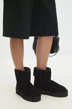 Замшевые зимние ботинки Answear Lab, черный