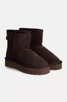 Замшевые зимние ботинки Answear Lab, коричневый