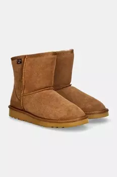 Замшевые зимние ботинки Answear Lab, коричневый