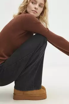 Замшевые зимние ботинки Answear Lab, коричневый