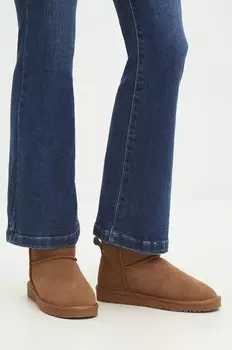 Замшевые зимние ботинки Answear Lab, коричневый