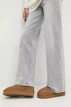 Замшевые зимние ботинки Answear Lab, коричневый