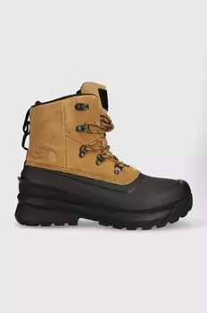 Замшевые зимние ботинки Chilkat V Lace WP The North Face, коричневый