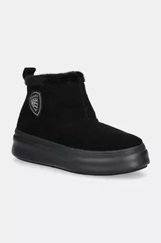 Замшевые зимние ботинки EMERY Blauer, черный