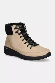 Замшевые зимние ботинки GLACIAL ULTRA WOOD Skechers, бежевый