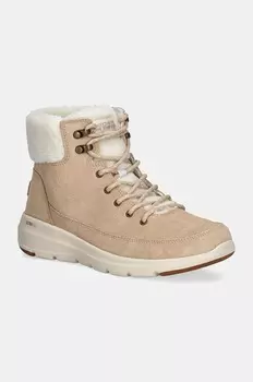 Замшевые зимние ботинки Skechers, бежевый