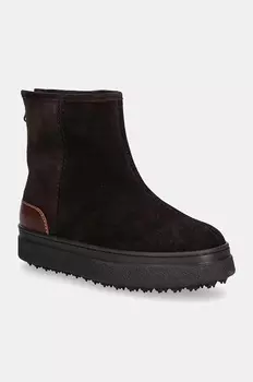 Замшевые зимние ботинки Snowhill Gant, коричневый