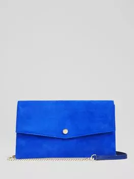 Замшевый клатч LKBennett Layla, синий