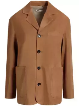 Замшевый пиджак Bally, коричневый