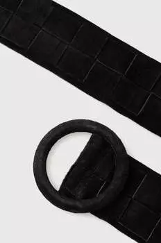 Замшевый ремень Answear Lab, черный