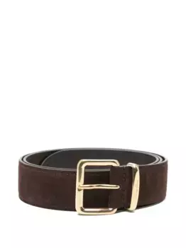 Замшевый ремень MIU MIU, коричневый