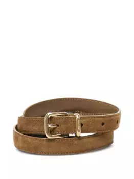 Замшевый ремень MIU MIU, коричневый