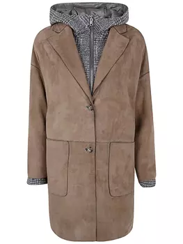 Замшевый тренчкот The Jackie Leathers, коричневый