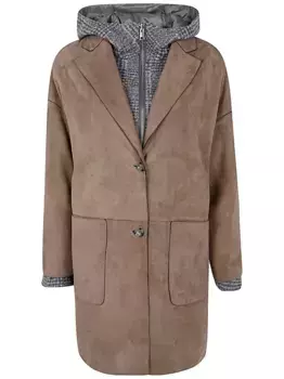 Замшевый тренчкот The Jackie Leathers, коричневый