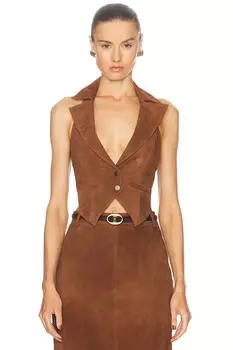 Замшевый жилет Josephine retrofete, цвет Cinnamon