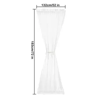 Занавеска BTTO, белый