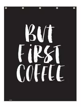 Занавеска для душа Juniqe, черный