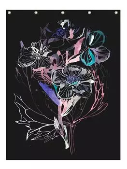 Занавеска для душа Juniqe, цвет blau & grn