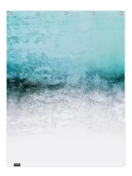 Занавеска для душа Juniqe, цвет blau & grn