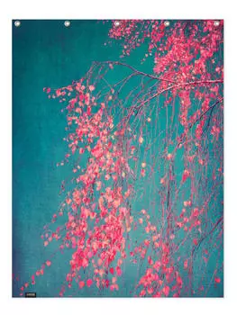 Занавеска для душа Juniqe, цвет blau & rosa