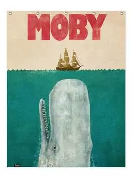 Занавеска для душа Juniqe, цвет blau & rot