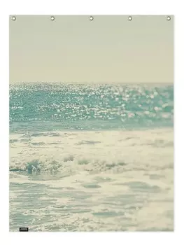 Занавеска для душа Juniqe, цвет blau & trkis