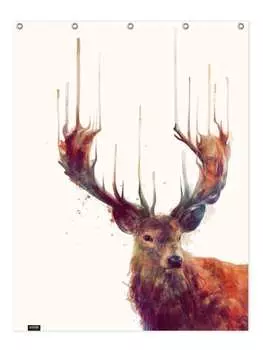 Занавеска для душа Juniqe, цвет braun & cremewei