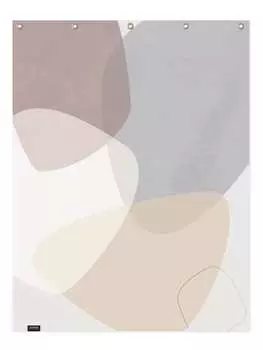 Занавеска для душа Juniqe, цвет braun & grau