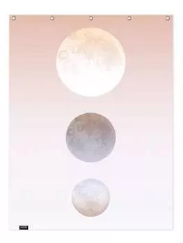 Занавеска для душа Juniqe, цвет braun & orange