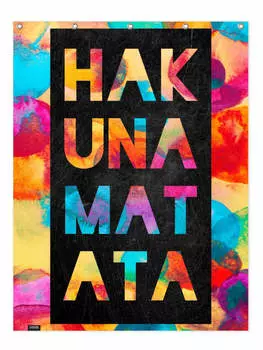 Занавеска для душа Juniqe, цвет bunt & schwarz