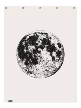 Занавеска для душа Juniqe, цвет cremewei & grau