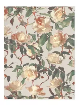 Занавеска для душа Juniqe, цвет cremewei & grau