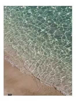 Занавеска для душа Juniqe, цвет cremewei & grn