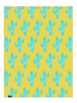 Занавеска для душа Juniqe, цвет gelb & grn