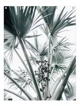 Занавеска для душа Juniqe, цвет grau & grn