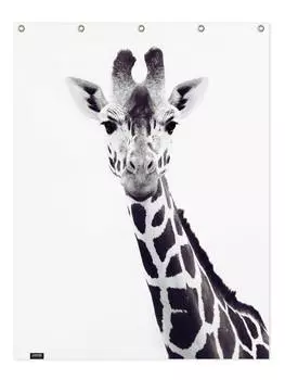 Занавеска для душа Juniqe, цвет grau & schwarz