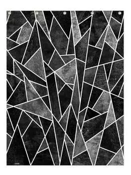 Занавеска для душа Juniqe, цвет grau & schwarz